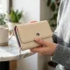 Місткий гаманець для жінок із натуральної шкіри ST Leather 22500 Білий