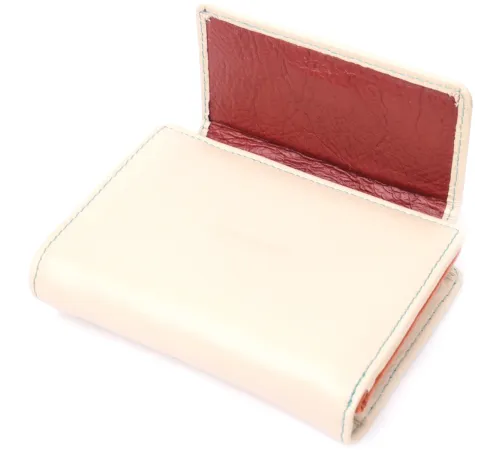 Місткий гаманець для жінок із натуральної шкіри ST Leather 22500 Білий