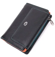 Стильний гаманець для жінок із натуральної шкіри ST Leather 22501 Чорний