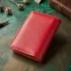 Яскравий гаманець для жінок із натуральної шкіри ST Leather 22503 Червоний