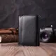 Шкіряний лаконічний гаманець для жінок ST Leather 22506 Чорний