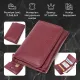 Шкіряний цікавий гаманець для жінок ST Leather 22507 Бордовий