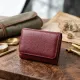 Шкіряний цікавий гаманець для жінок ST Leather 22507 Бордовий