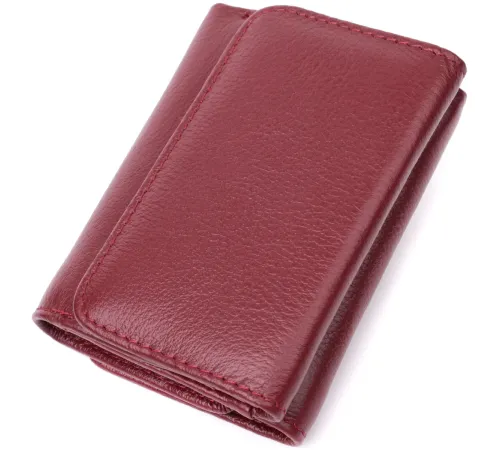 Шкіряний цікавий гаманець для жінок ST Leather 22507 Бордовий
