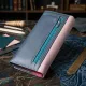 Жіночий практичний гаманець з натуральної шкіри ST Leather 22521 Різнокольоровий