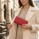 Чудовий жіночий гаманець з натуральної шкіри ST Leather 22524 Червоний