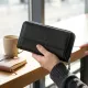 Функціональний гаманець-клатч унісекс з натуральної шкіри ST Leather 22529 Чорний