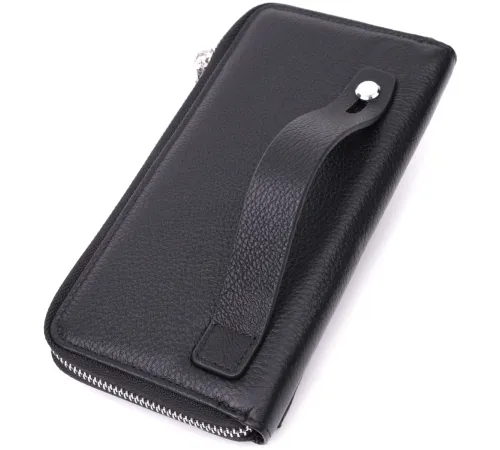 Функціональний гаманець-клатч унісекс з натуральної шкіри ST Leather 22529 Чорний
