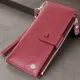Вертикальний жіночий гаманець-клатч із натуральної шкіри ST Leather 22535 Бордовий