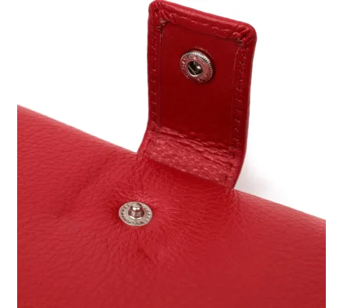 Жіночий вертикальний гаманець з натуральної шкіри ST Leather 22536 Червоний
