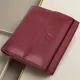 Невеликий жіночий гаманець з монетницею з натуральної шкіри ST Leather 22544 Бордовий