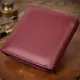 Невеликий жіночий гаманець з монетницею з натуральної шкіри ST Leather 22544 Бордовий