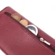 Гаманець для жінок із натуральної шкіри з геометричним клапаном ST Leather 22547 Бордовий
