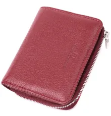 Жіночий гаманець середнього розміру з натуральної шкіри ST Leather 22551 Бордовий