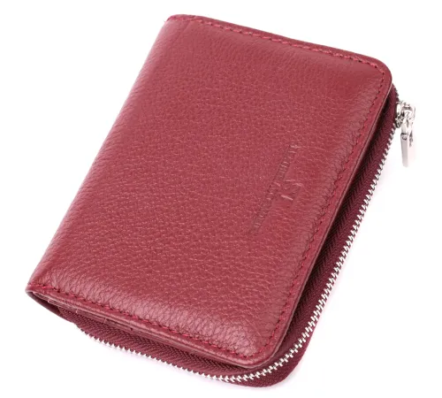Жіночий гаманець середнього розміру з натуральної шкіри ST Leather 22551 Бордовий