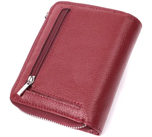 Жіночий гаманець середнього розміру з натуральної шкіри ST Leather 22551 Бордовий