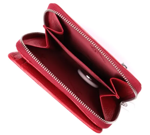 Гаманець для жінок яскравого кольору з натуральної шкіри ST Leather 22552 Червоний