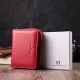 Гаманець для жінок яскравого кольору з натуральної шкіри ST Leather 22552 Червоний