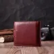 Практичний жіночий гаманець з натуральної шкіри ST Leather 22554 Бордовий