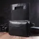 Сумка бананка прямокутного формату із якісної натуральної шкіри GRANDE PELLE 22576 Чорний