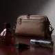 Жіноча стильна сумка з натуральної шкіри Vintage 22599 Бежева