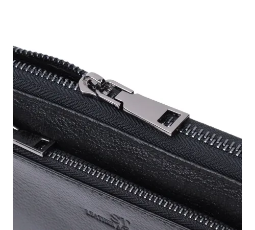 Зручний клатч для чоловіків із натуральної шкіри ST Leather 22681 Чорний
