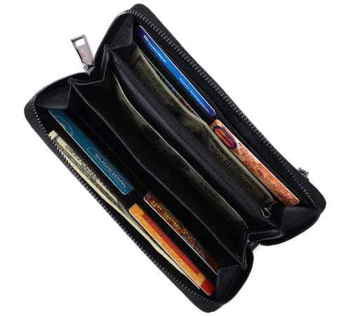 Зручний клатч для чоловіків із натуральної шкіри ST Leather 22681 Чорний
