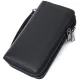 Чоловічий шкіряний клатч для карток купюр та документів ST Leather 22684 Чорний
