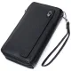 Чоловічий шкіряний клатч для карток купюр та документів ST Leather 22684 Чорний