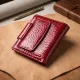 Лакований гаманець для жінок середнього розміру ST Leather 22685 Червоний
