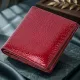 Компактний гаманець для жінок з натуральної шкіри лакованої ST Leather 22687 Червоний