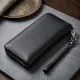 Красивий клатч унісекс на одне відділення з натуральної шкіри ST Leather 22697 Чорний