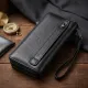 Стильний чоловічий клатч на два відділення із натуральної шкіри ST Leather 22700 Чорний