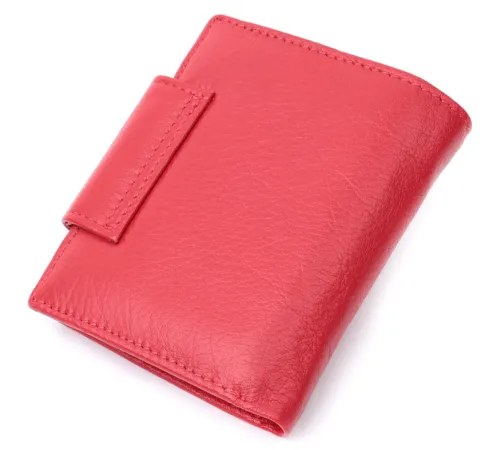 Жіночий гаманець вертикального формату із натуральної шкіри ST Leather 22704 Червоний