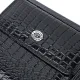 Жіночий фактурний гаманець із натуральної шкіри ST Leather 22706 Чорний
