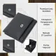 Гарний гаманець для жінок із натуральної шкіри ST Leather 22709 Чорний