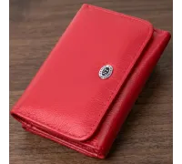 Жіночий гаманець горизонтального формату ST Leather 22721 Червоний