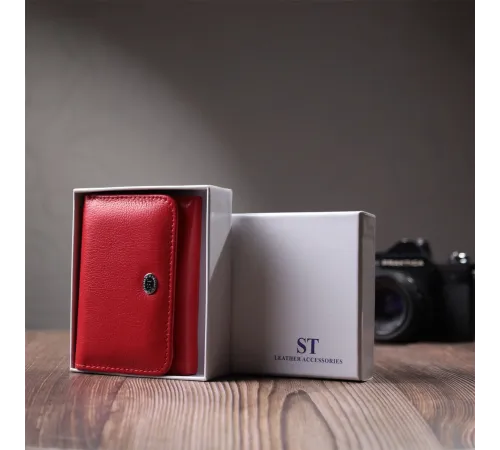 Жіночий гаманець горизонтального формату ST Leather 22721 Червоний