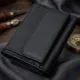 Невелике жіноче портмоне з монетницею з натуральної шкіри ST Leather 22730 Чорний