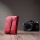 Маленький зручний гаманець з монетницею із натуральної шкіри ST Leather 22741 Червоний