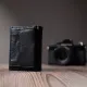 Зручний компактний гаманець з монетницею із натуральної шкіри ST Leather 22742 Чорний