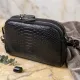Компактна сумка для жінок на два відділення з натуральної шкіри Vintage 22799 Чорний