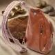 Цікава слінг сумка для жінок з екошкіри Vintage 22749 Рудий