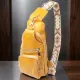 Яскрава жіноча слінг сумка через плече з екошкіри Vintage 22753 Жовтий