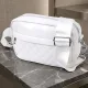 Елегантна жіноча сумка крос-боді з монетницею з екошкіри Vintage 22798 Білий