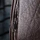 Чоловіча прямокутна сумка бананка з гладкої натуральної шкіри GRANDE PELLE 22880 Коричневий