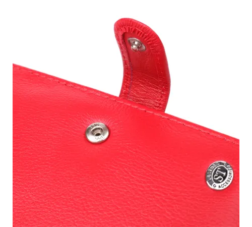 Красива обкладинка на документи для жінок з натуральної шкіри ST Leather 23118 Червоний