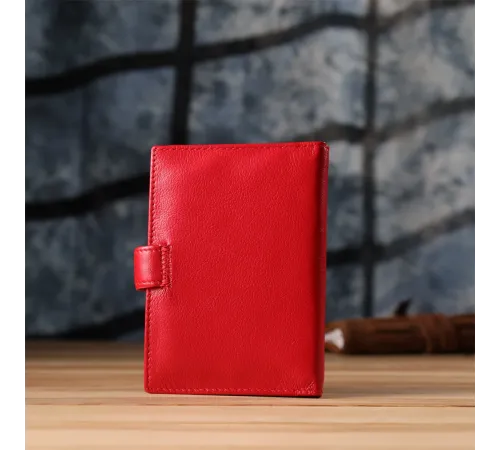 Красива обкладинка на документи для жінок з натуральної шкіри ST Leather 23118 Червоний