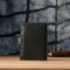 Оригінальна обкладинка на документи унісекс із натуральної шкіри ST Leather 23119 Зелений