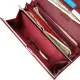 Елегантний гаманець у два складення з натуральної шкіри ST Leather 23065 Бордовий